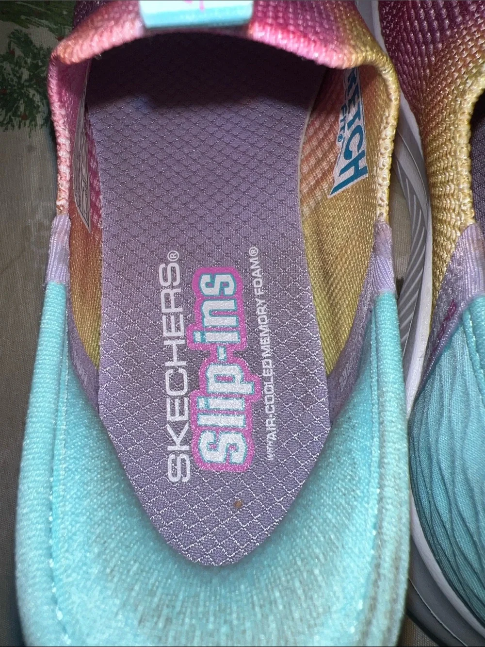 Skechers Kids Slip-On Sneakers in Pink, Teal, Purple, Yellow